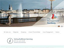 Tablet Screenshot of citymanagement-hamburg.de